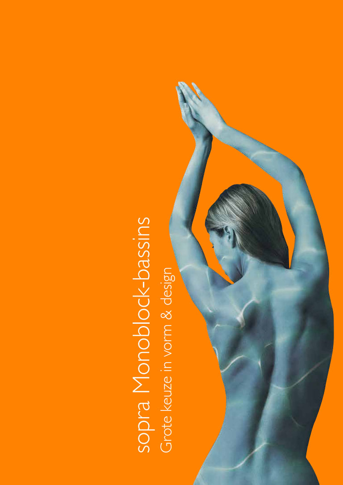 De cover van de eendelige sopra pool brochure.
