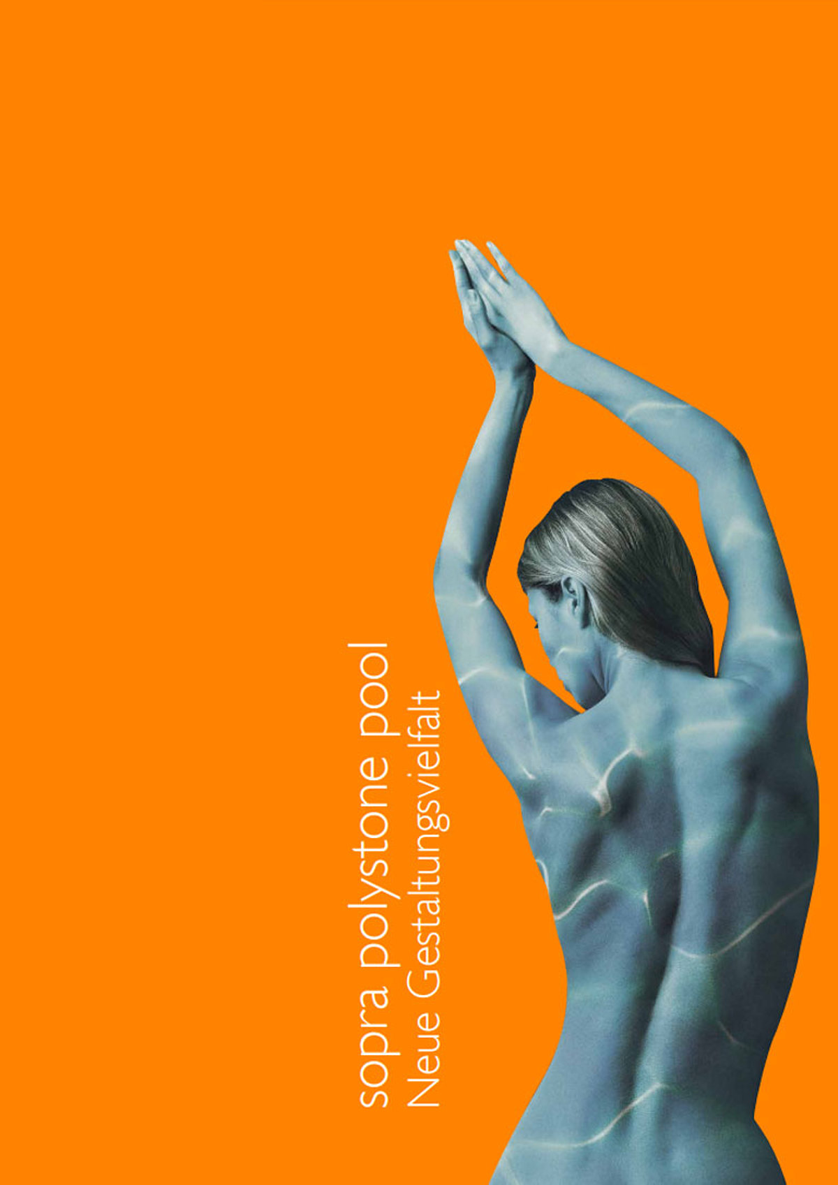 Das Cover des Prospekts sopra polystone pool.