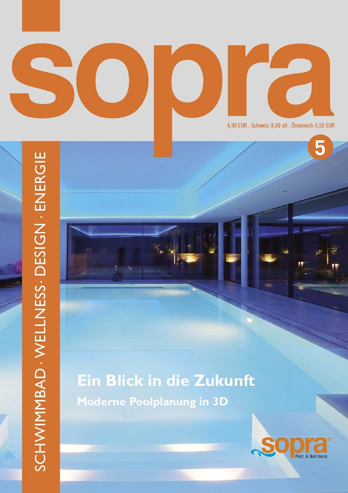 Das Cover der Druckversion des sopra Kundenmagazins Ausgabe 5.